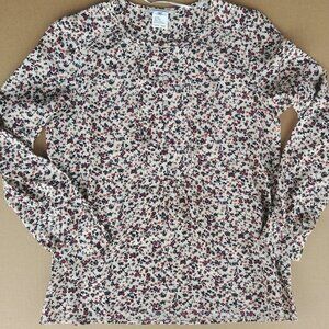 Designer Gerard Darel floral silk blouse approx S/M made in Serbia